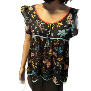 Kimchi & Blue Silk Summer Top Medium Urban Outfitters